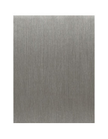 Ssteel Stripes Medium Silver - Film adhésif décoratif Coverlane