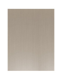 Brushed Stainless Steel Silver - Film adhésif décoratif Coverlane