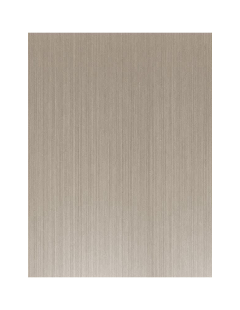 Brushed Stainless Steel Silver - Film adhésif décoratif Coverlane